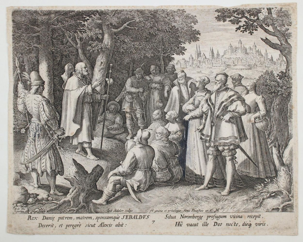 Große Abbildung Nr.8: 140-4556 Sadeler.: (Künstlergraphik)