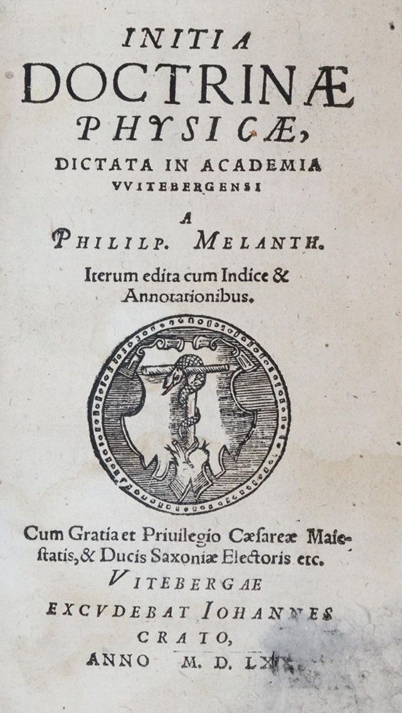 Große Abbildung Nr.1: 140-457 Melanchthon,P.: (Alte Drucke, Handschriften und Theologie)