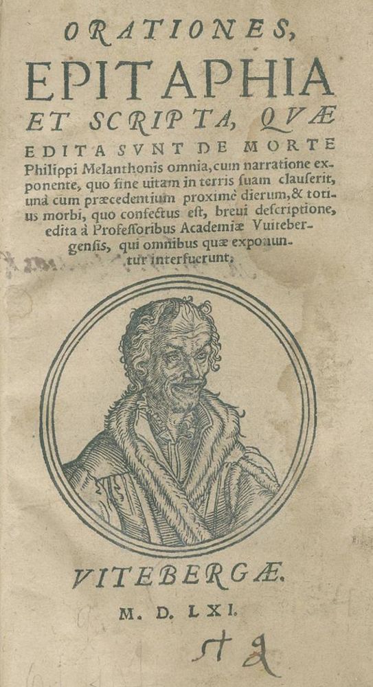 Große Abbildung Nr.1: 140-458 Melanchthon,P.: (Alte Drucke, Handschriften und Theologie)