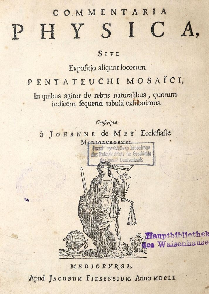 Große Abbildung Nr.1: 140-464 Mey,J.de.: (Alte Drucke, Handschriften und Theologie)