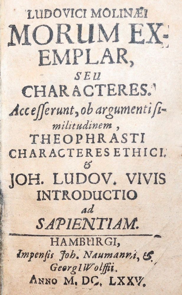Große Abbildung Nr.1: 140-469 Molina,L.de.: (Alte Drucke, Handschriften und Theologie)