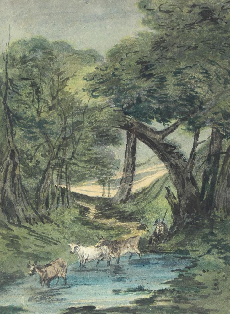 Große Abbildung Nr.1: 140-4720 Wald- und Berglandschaften.: (Künstlergraphik)