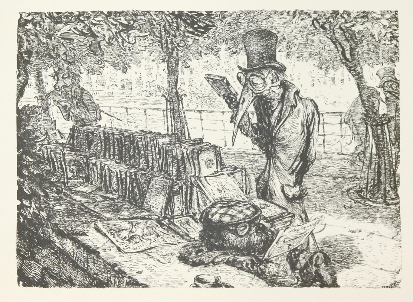 Große Abbildung Nr.1: 140-4723 Weber, Andreas Paul: (Künstlergraphik)