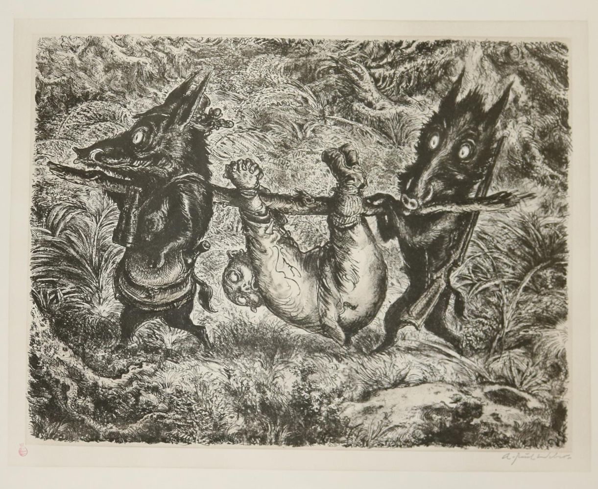 Große Abbildung Nr.21: 140-4723 Weber, Andreas Paul: (Künstlergraphik)