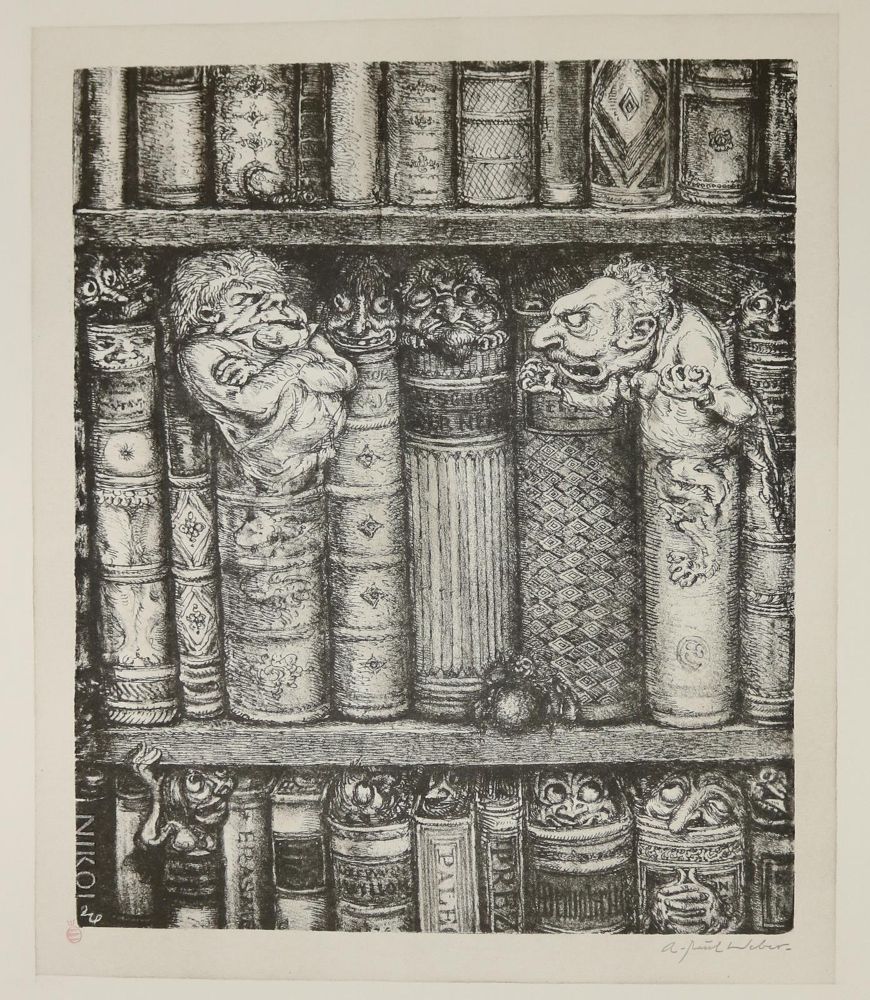 Große Abbildung Nr.22: 140-4723 Weber, Andreas Paul: (Künstlergraphik)