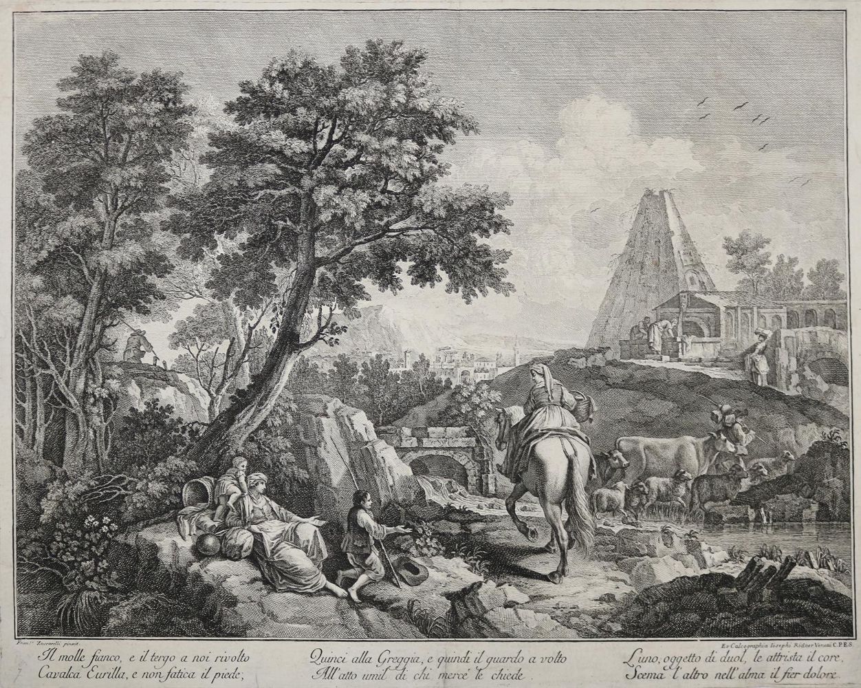 Große Abbildung Nr.1: 140-4755 Zuccarelli, Francesco: (Künstlergraphik)