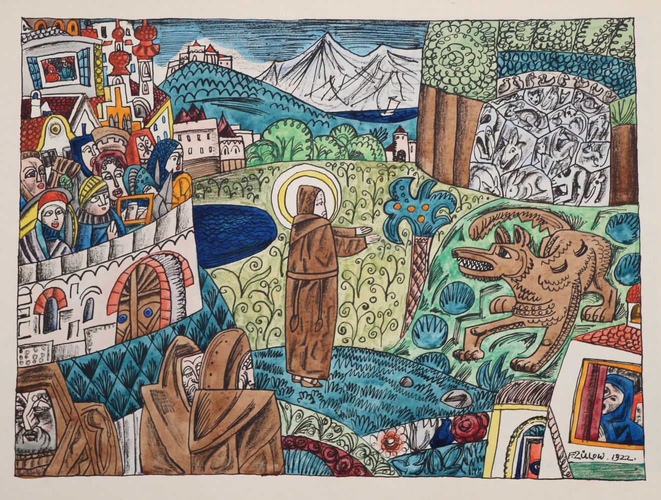 Große Abbildung Nr.22: 140-4757 Zülow, Franz von: (Künstlergraphik)