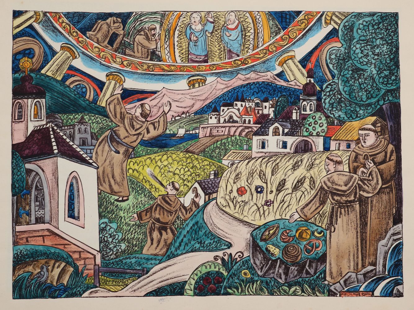 Große Abbildung Nr.26: 140-4757 Zülow, Franz von: (Künstlergraphik)