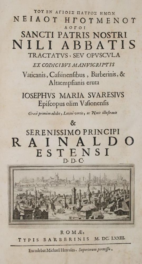 Große Abbildung Nr.1: 140-484 Nilus,A.: (Alte Drucke, Handschriften und Theologie)