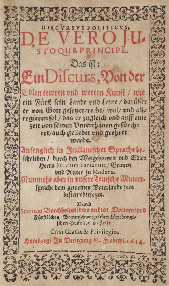Große Abbildung Nr.1: 140-496 Pacciani,F.: (Alte Drucke, Handschriften und Theologie)