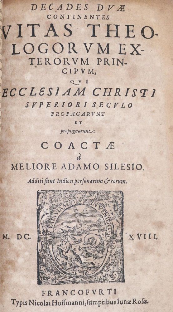 Große Abbildung Nr.80: 140-5 Adam,M.: (Alte Drucke, Handschriften und Theologie)