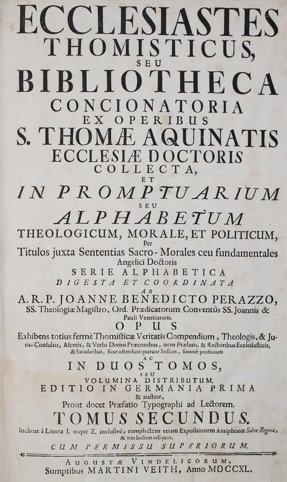 Große Abbildung Nr.1: 140-504 Perazzo,G.B.: (Alte Drucke, Handschriften und Theologie)