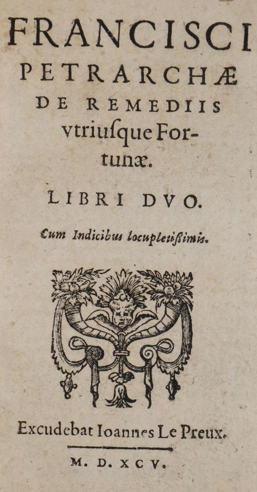 Große Abbildung Nr.1: 140-506 Petrarca,F.: (Alte Drucke, Handschriften und Theologie)