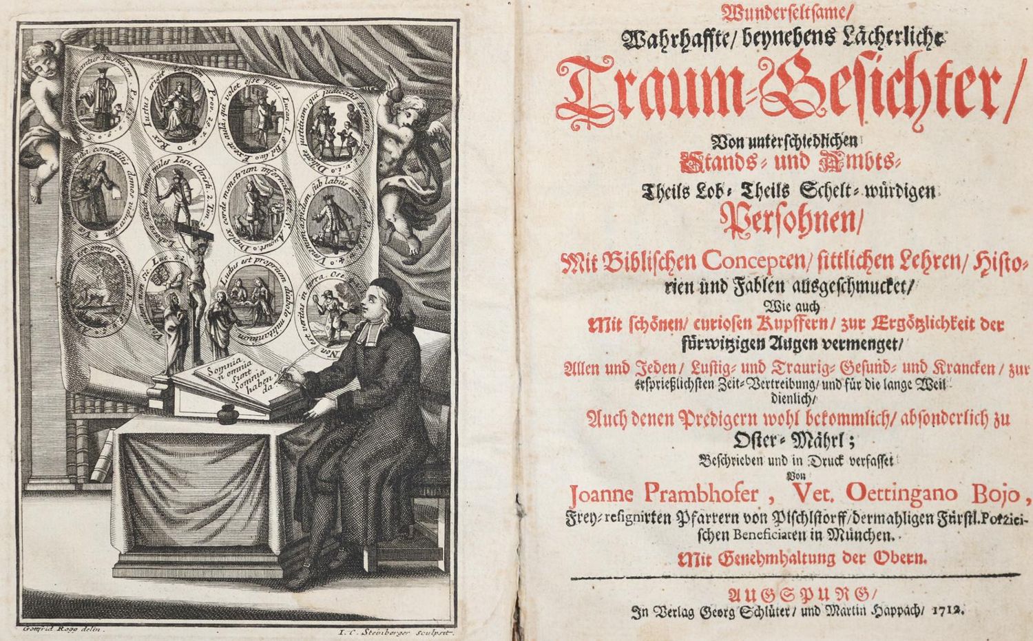 Große Abbildung Nr.1: 140-530 Prambhofer, J.: (Alte Drucke, Handschriften und Theologie)