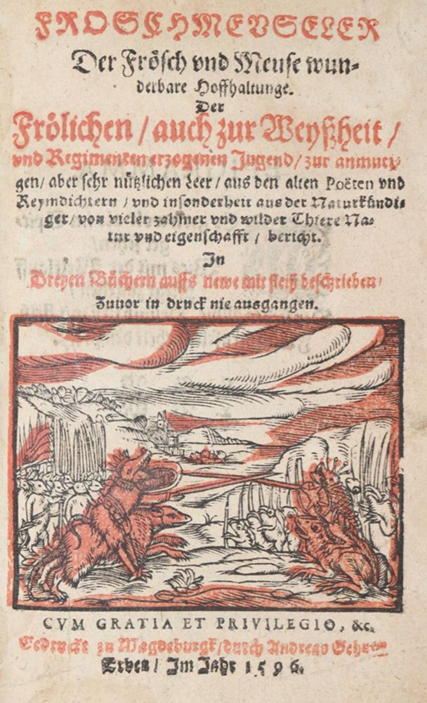Große Abbildung Nr.1: 140-550 Rollenhagen,G.: (Alte Drucke, Handschriften und Theologie)