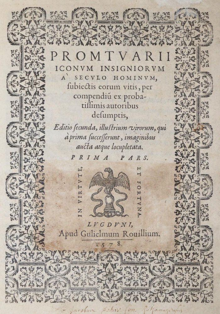 Große Abbildung Nr.1: 140-553 Rouille,G.: (Alte Drucke, Handschriften und Theologie)