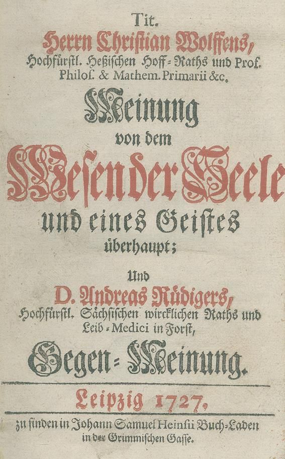 Große Abbildung Nr.1: 140-554 Rüdiger,A.: (Alte Drucke, Handschriften und Theologie)