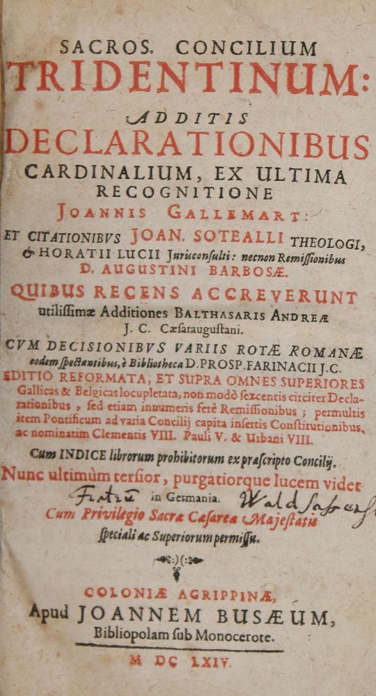 Große Abbildung Nr.1: 140-557 Sacros.: (Alte Drucke, Handschriften und Theologie)