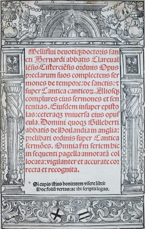 Große Abbildung Nr.1: 140-56 Bernardus Clarevallensis (Bernard de Clairvaux).: (Alte Drucke, Handschriften und Theologie)