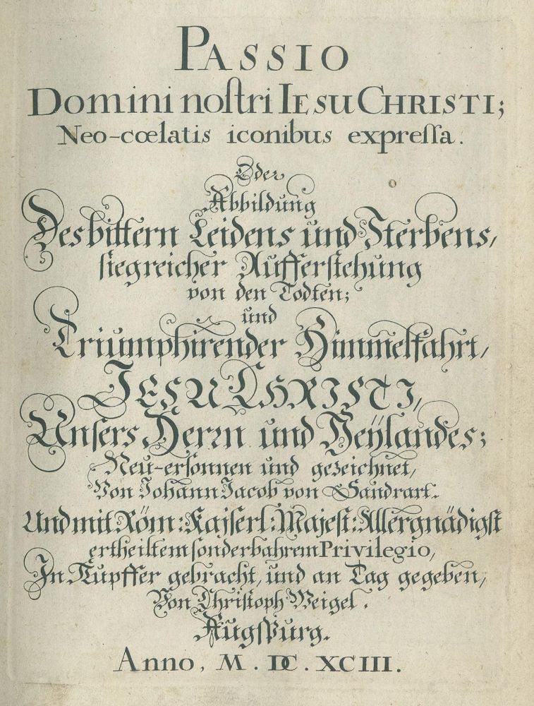 Große Abbildung Nr.2: 140-570 Sandrart,J.J.v.: (Alte Drucke, Handschriften und Theologie)