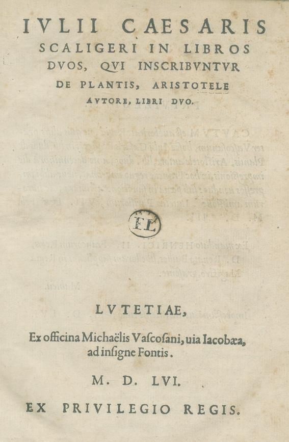 Große Abbildung Nr.1: 140-571 Scaliger,J.C.: (Alte Drucke, Handschriften und Theologie)