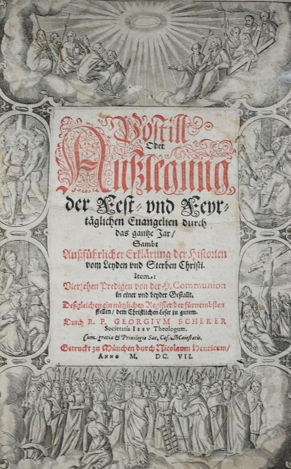 Große Abbildung Nr.1: 140-577 Scherer,G.: (Alte Drucke, Handschriften und Theologie)