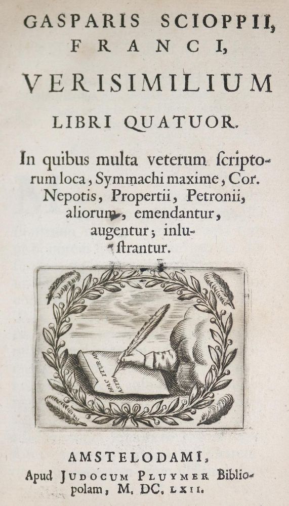 Große Abbildung Nr.1: 140-586 Schoppe,C.: (Alte Drucke, Handschriften und Theologie)