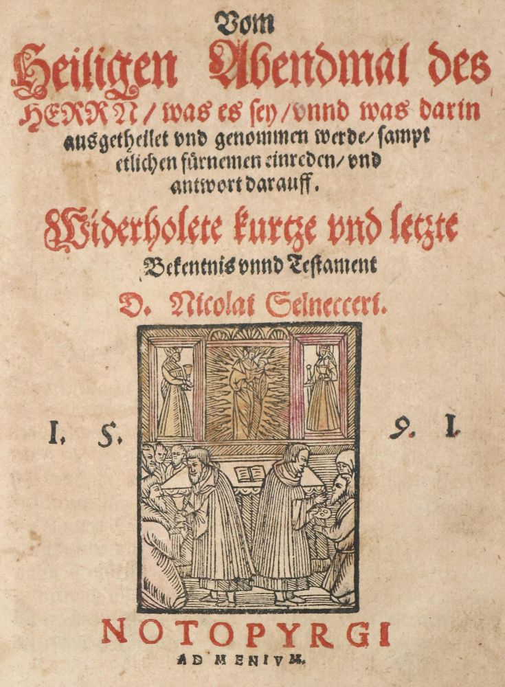 Große Abbildung Nr.1: 140-601 Selnecker,N.: (Alte Drucke, Handschriften und Theologie)
