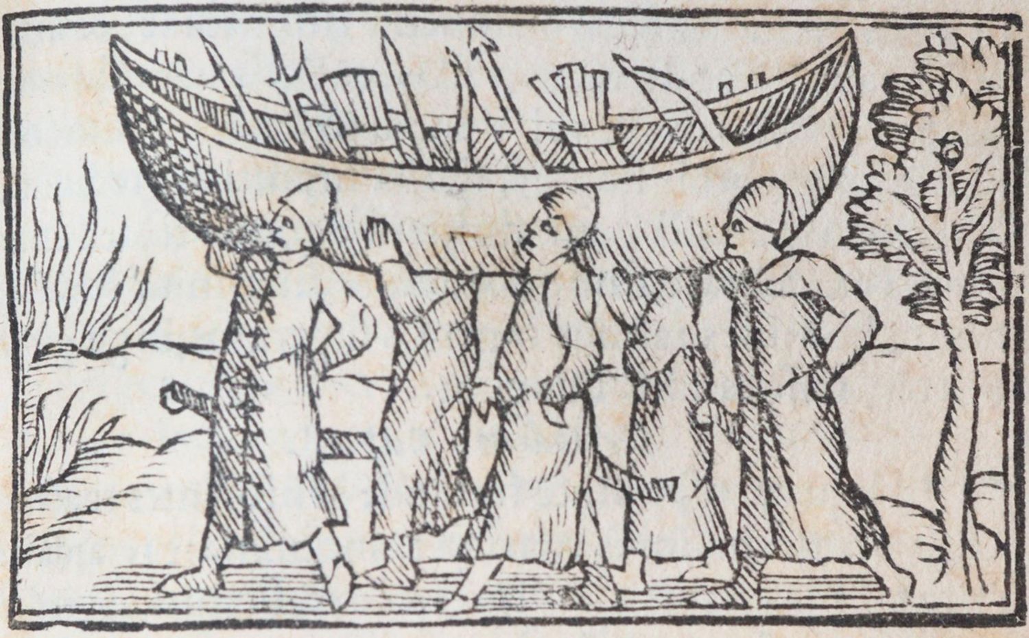 Große Abbildung Nr.4: 140-607 Olaus Magnus.: (Skandinavien)