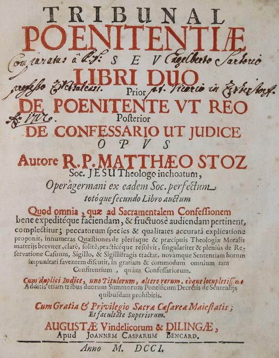 Große Abbildung Nr.1: 140-623 Stoz,M.: (Alte Drucke, Handschriften und Theologie)