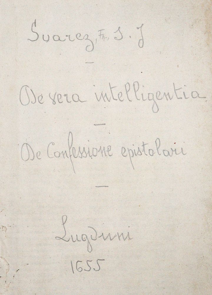 Große Abbildung Nr.2: 140-631 (Suarez,F.: (Alte Drucke, Handschriften und Theologie)