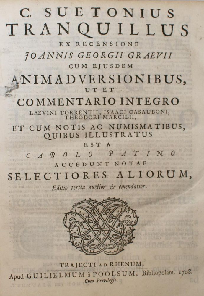 Große Abbildung Nr.1: 140-632 Suetonius,T.C.: (Alte Drucke, Handschriften und Theologie)