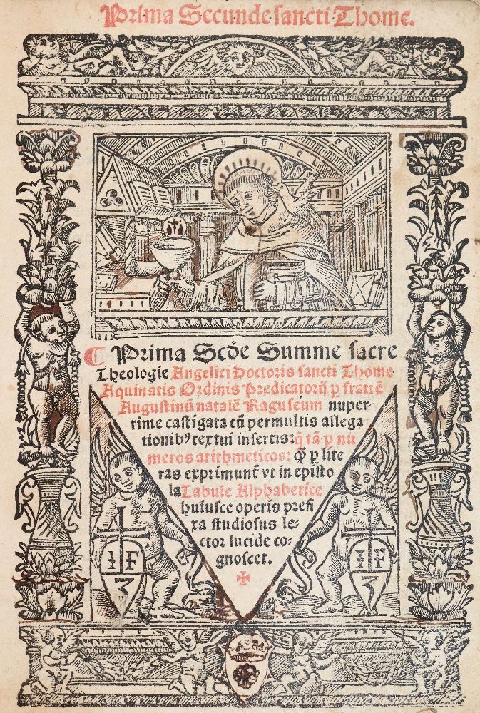 Große Abbildung Nr.1: 140-649 Thomas von Aquin.: (Alte Drucke, Handschriften und Theologie)
