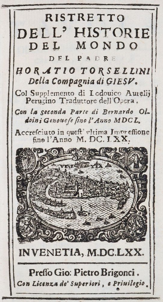 Große Abbildung Nr.1: 140-658 Torsellini,H.: (Alte Drucke, Handschriften und Theologie)