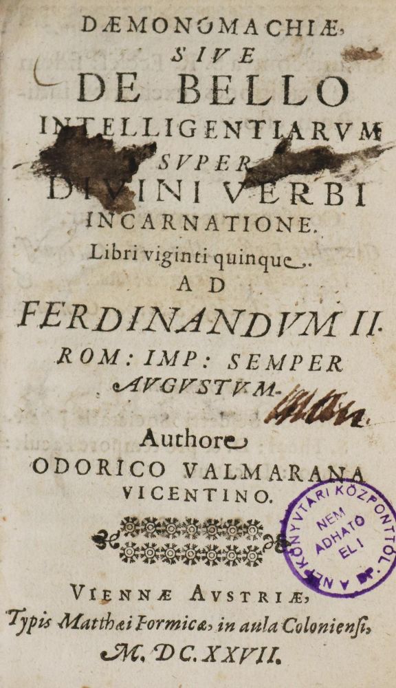 Große Abbildung Nr.1: 140-667 Valmarana,O.: (Alte Drucke, Handschriften und Theologie)