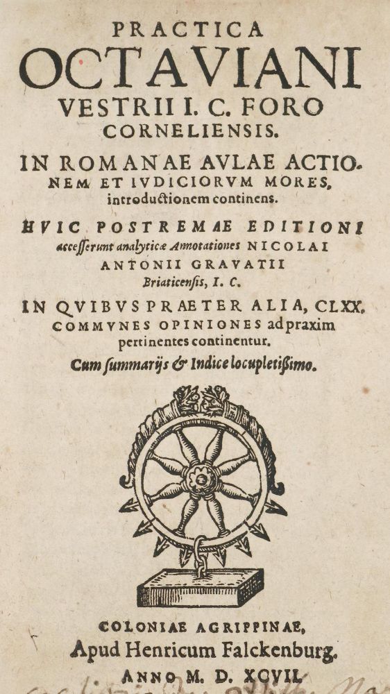 Große Abbildung Nr.1: 140-672 Vestri,O.: (Alte Drucke, Handschriften und Theologie)