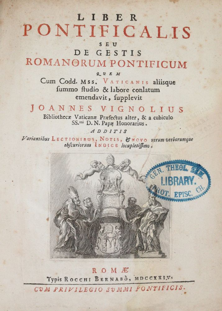 Große Abbildung Nr.1: 140-677 Vignolio,G. (Hrsg.).: (Alte Drucke, Handschriften und Theologie)