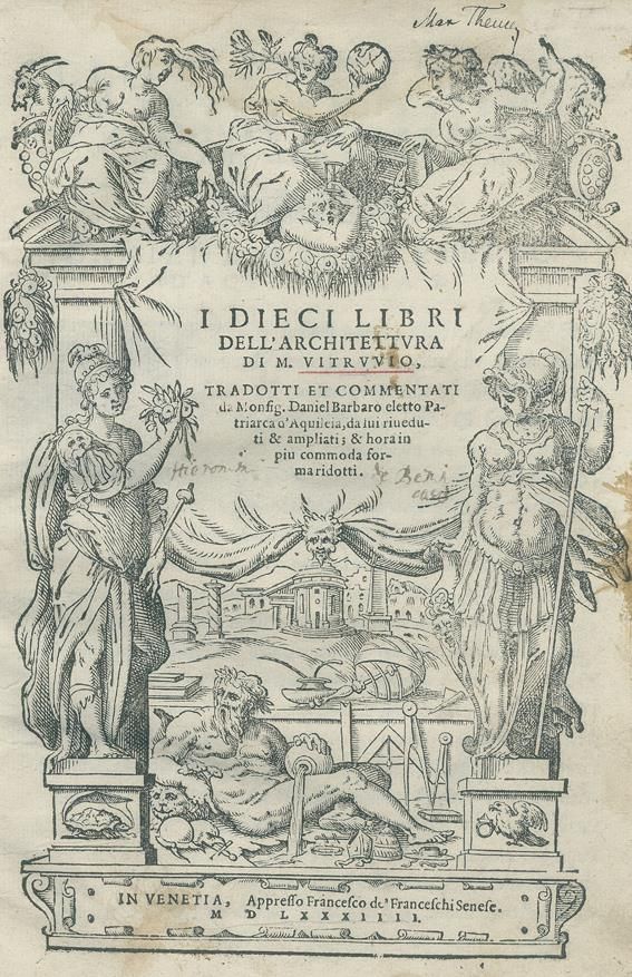 Große Abbildung Nr.1: 140-679 Vitruvius,M.: (Alte Drucke, Handschriften und Theologie)