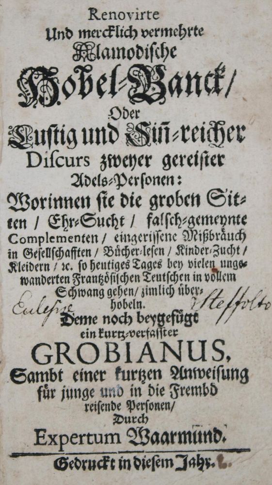 Große Abbildung Nr.1: 140-684 Waarmund,E. (Pseud.).: (Alte Drucke, Handschriften und Theologie)