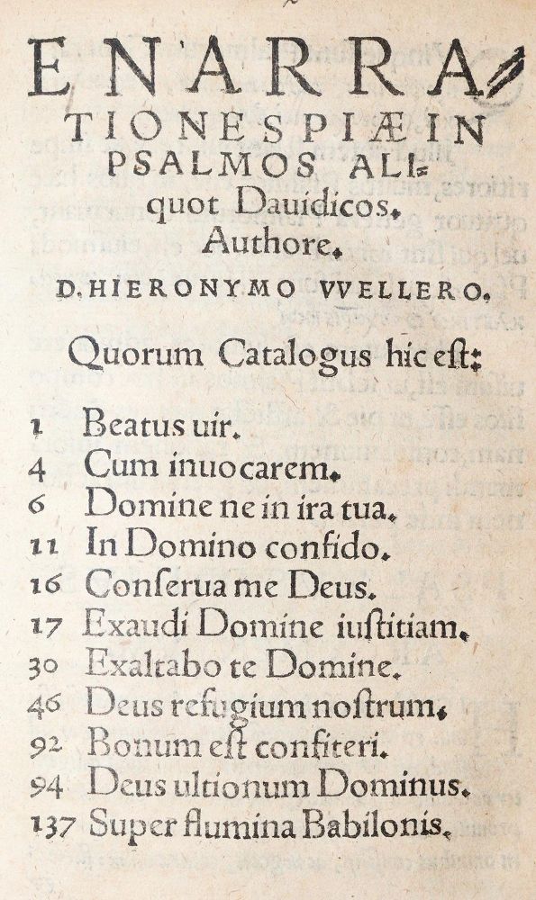 Große Abbildung Nr.1: 140-694 Weller,H.: (Alte Drucke, Handschriften und Theologie)