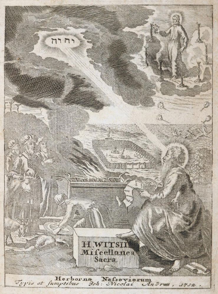Große Abbildung Nr.3: 140-698 Witsius,H.: (Alte Drucke, Handschriften und Theologie)