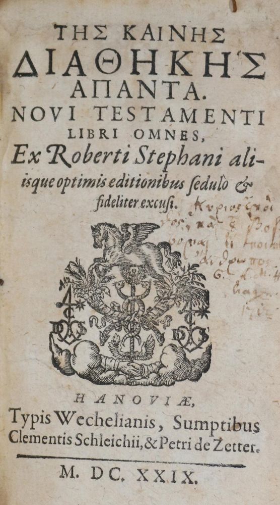 Große Abbildung Nr.1: 140-70 Biblia graeca.: (Bibeln)