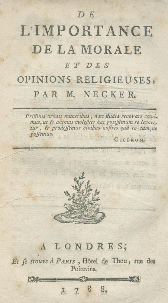 Große Abbildung Nr.1: 140-725 Necker,(J.).: (Politik und Staatswissenschaften)