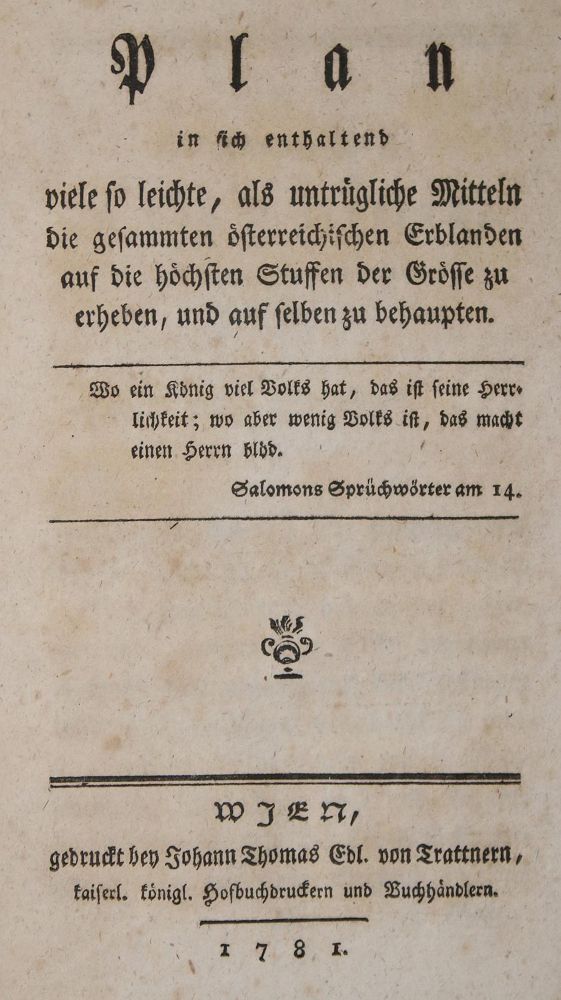 Große Abbildung Nr.1: 140-740 Plan: (Wirtschaft)