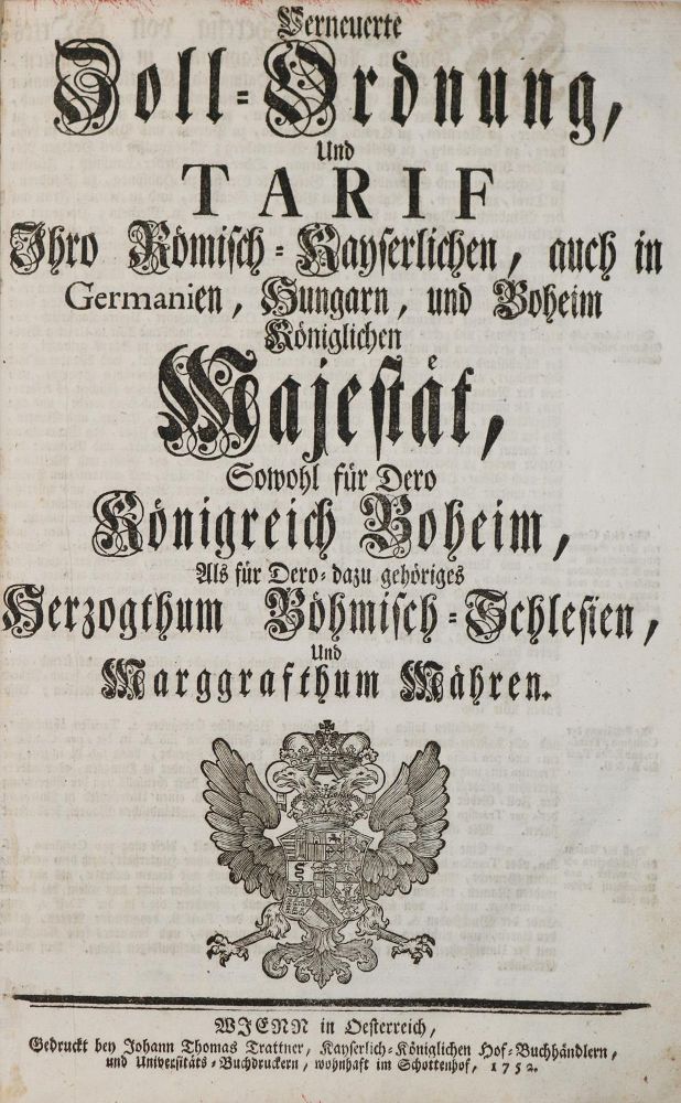 Große Abbildung Nr.1: 140-743 Maria Theresia.: (Wirtschaft, Zoll)