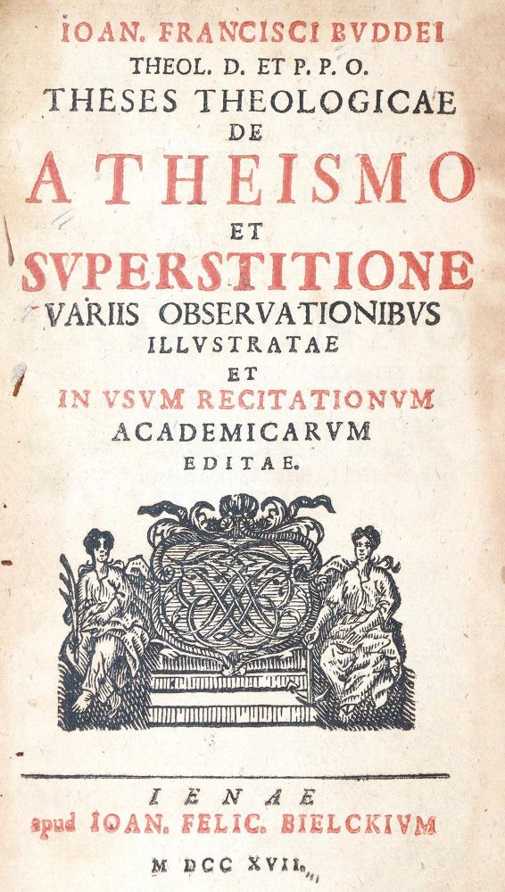 Große Abbildung Nr.1: 140-759 Buddeus,J.F.: (Grenzwissenschaften und Okkultismus)