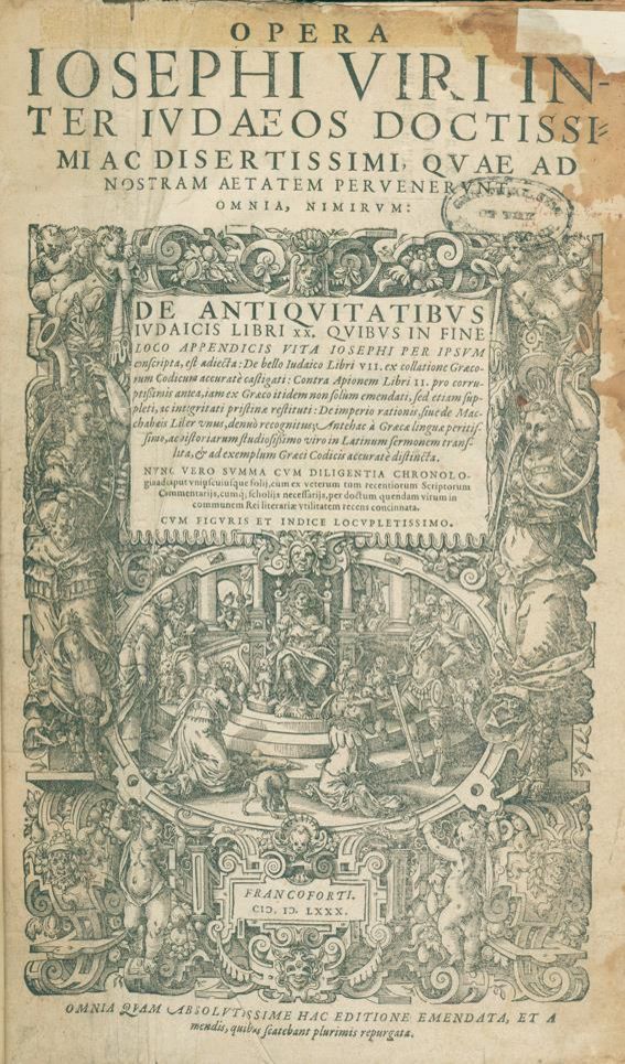 Große Abbildung Nr.1: 140-781 Josephus,F.: (Judaica)