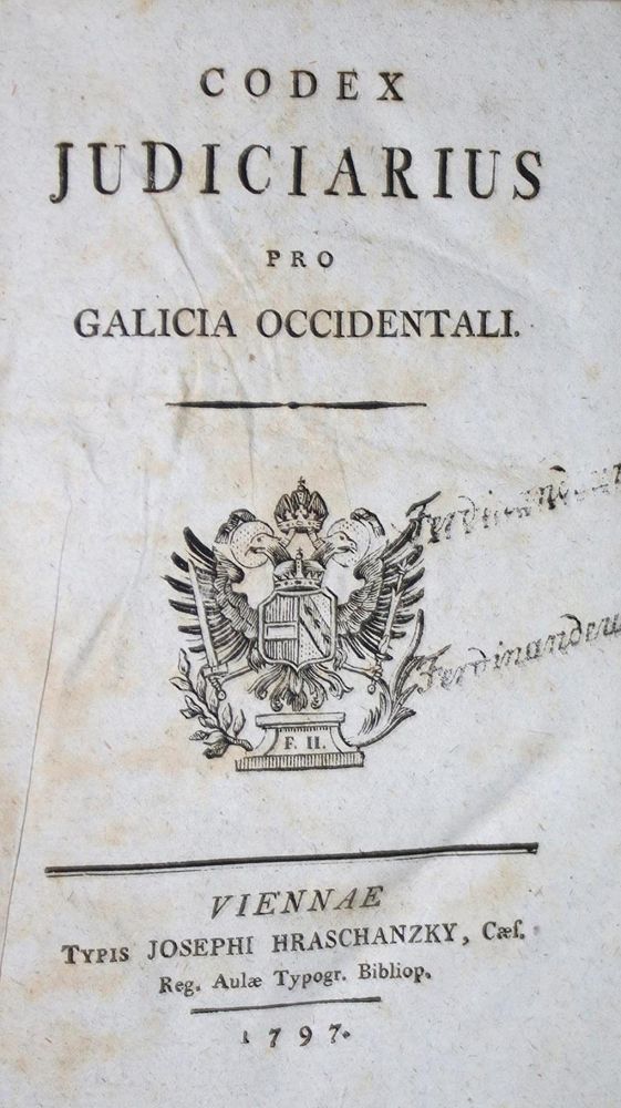 Große Abbildung Nr.2: 140-791 Codex Juridiciarius: (Juridica und Kriminologie)