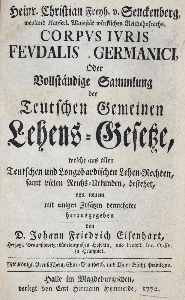 Große Abbildung Nr.11: 140-819 Schmauß,J.J.: (Juridica und Kriminologie)