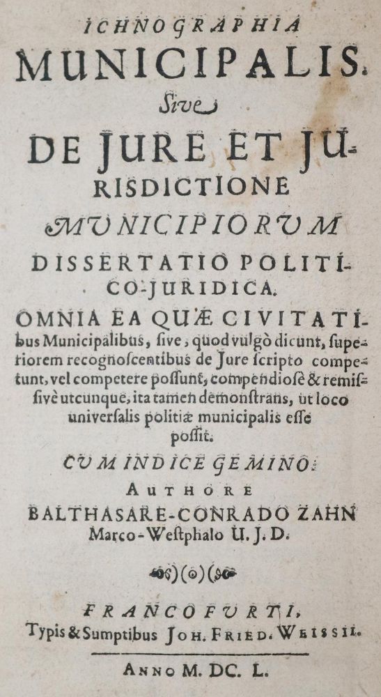 Große Abbildung Nr.1: 140-826 Zahn,B.C.: (Juridica und Kriminologie)